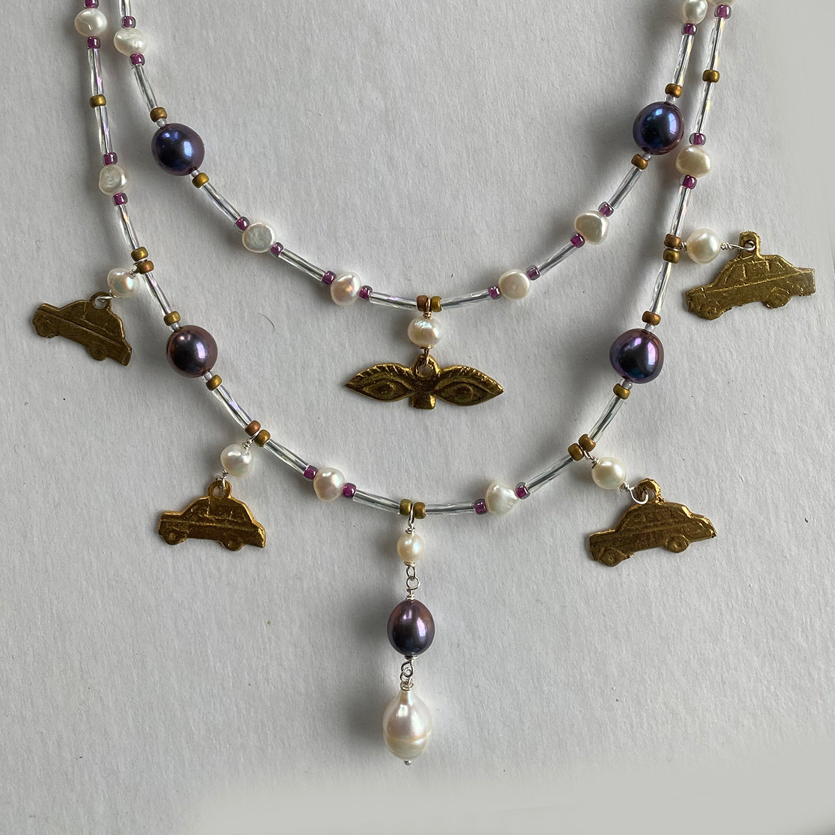 "I'm in the Driver's Seat of My Destiny" Necklace by Linda Queally