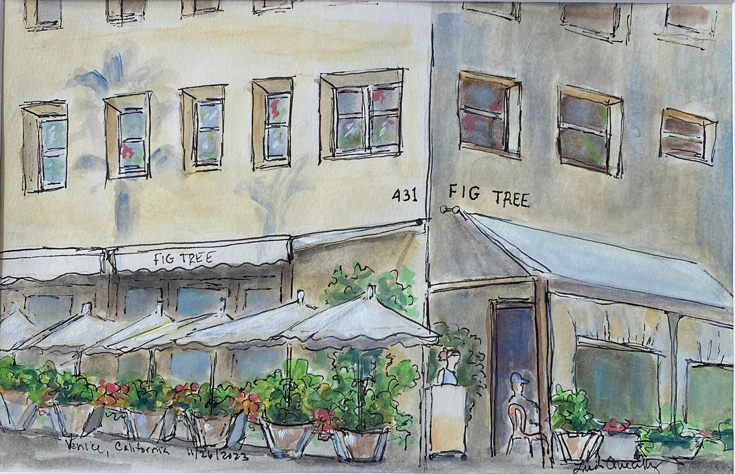 "Fig Tree Cafe", Venice Beach, California
