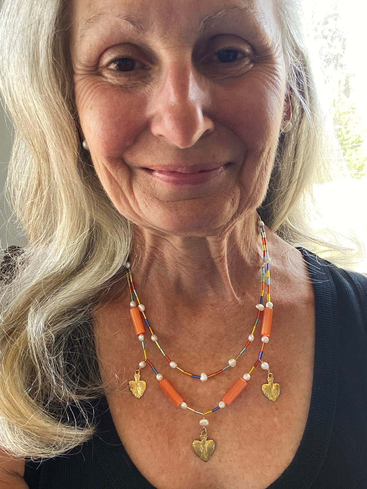 Heart Milagro Necklace by Linda Queally