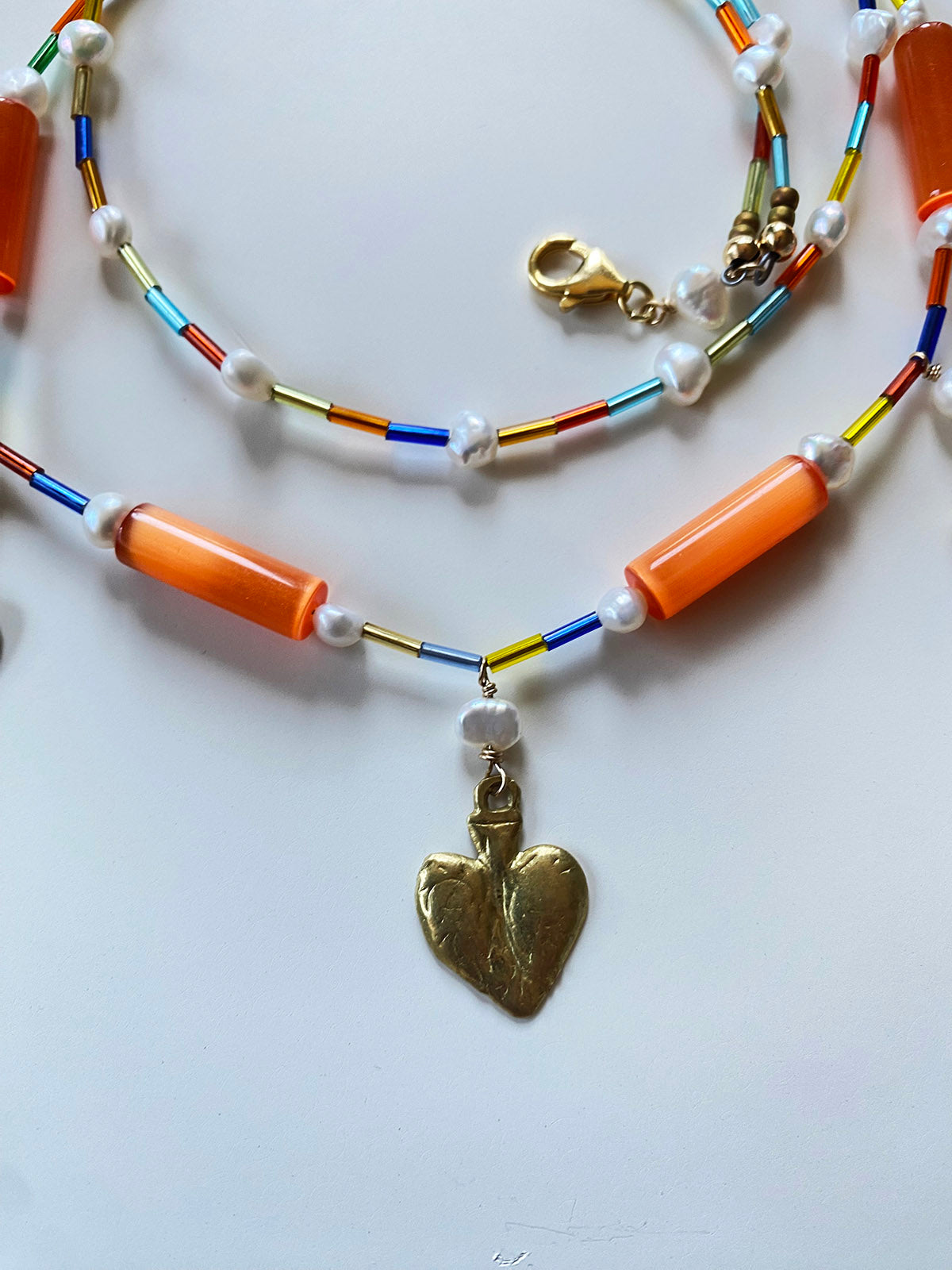 Heart Milagro Necklace by Linda Queally