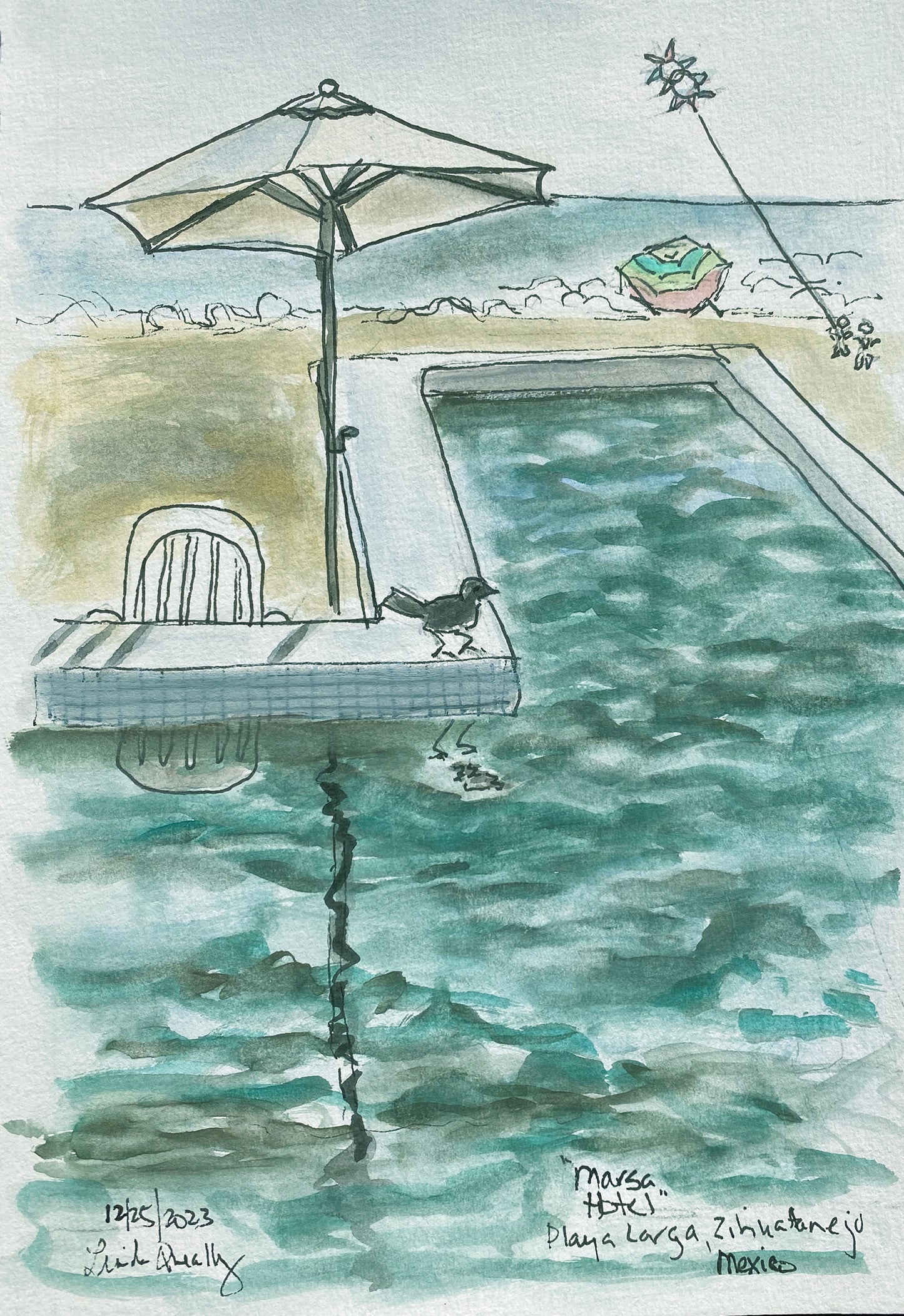 "Hotel Marsa 3", Playa Larga, Zihuatanejo, Mexico