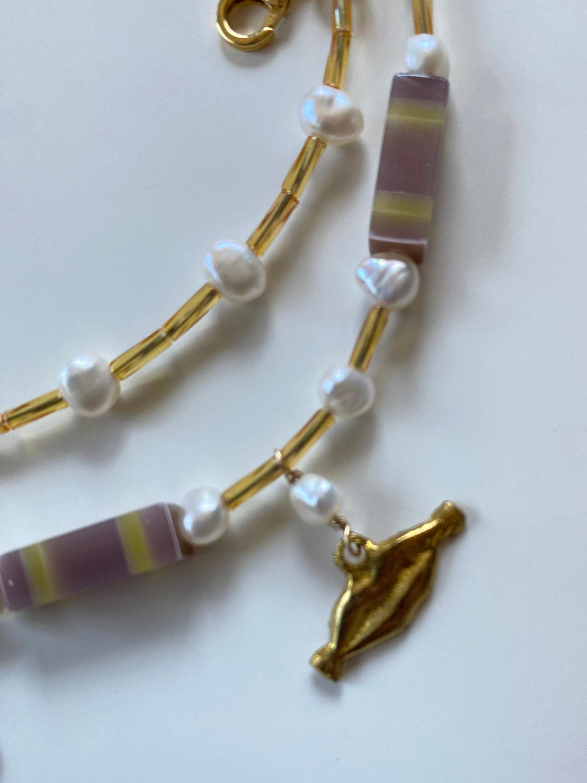 See, Hear, Speak Milagro Necklace by Linda Queally
