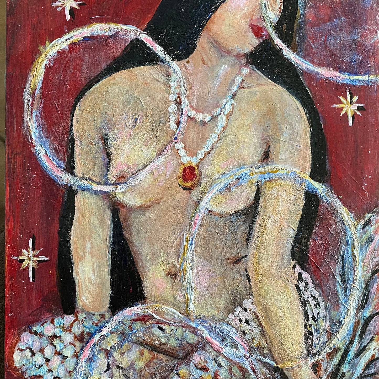 "Unclear" | 7"x5" | Mixed Media on Claybord Panel | 7"x5" |