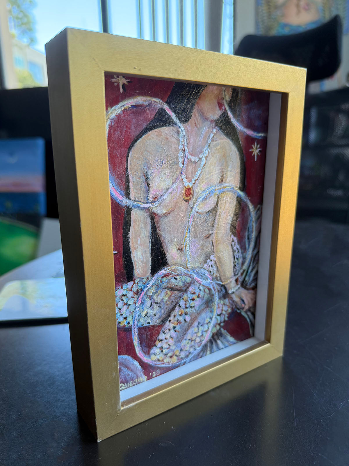 "Unclear" | 7"x5" | Mixed Media on Claybord Panel | 7"x5" |
