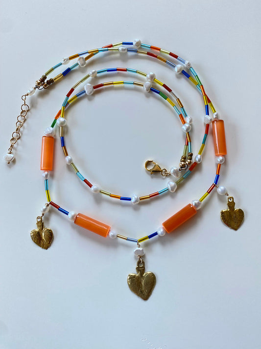 Heart Milagro Necklace by Linda Queally