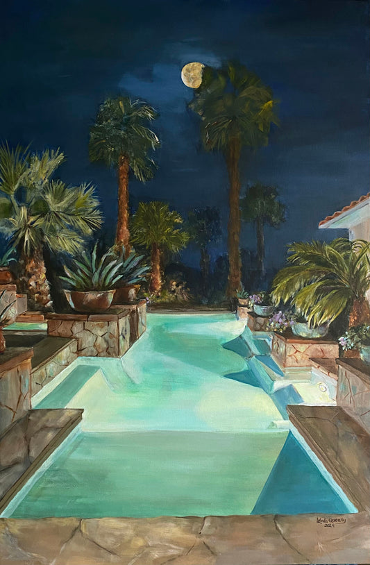 "Moonlight Portal" | 36"x24" | Acrylic on Canvas